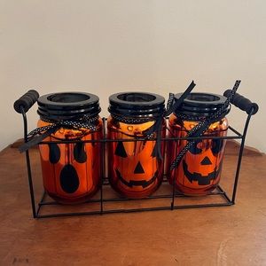 Cute Jack-o-Lantern Candle Holder